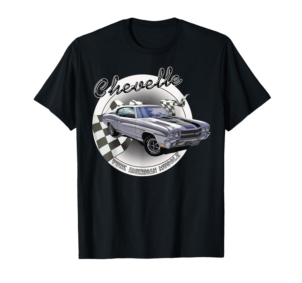 1970 Chevelle 70 American Muscle Car T-Shirt - Minimalist Print for Adults - T-Shirt, Sweatshirt, Hoodie