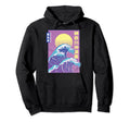Great Wave Off Kanagawa Vaporwave Hoodie - Novelty Apparel Men Women - T-Shirt, Sweatshirt, Hoodie