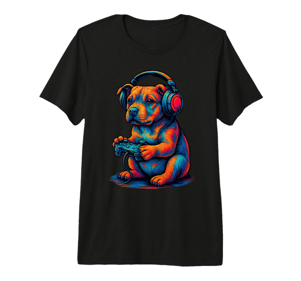 American Staffordshire Terrier Gamer T-Shirt - Graphic Print Men Women - T-Shirt, Sweatshirt, Hoodie