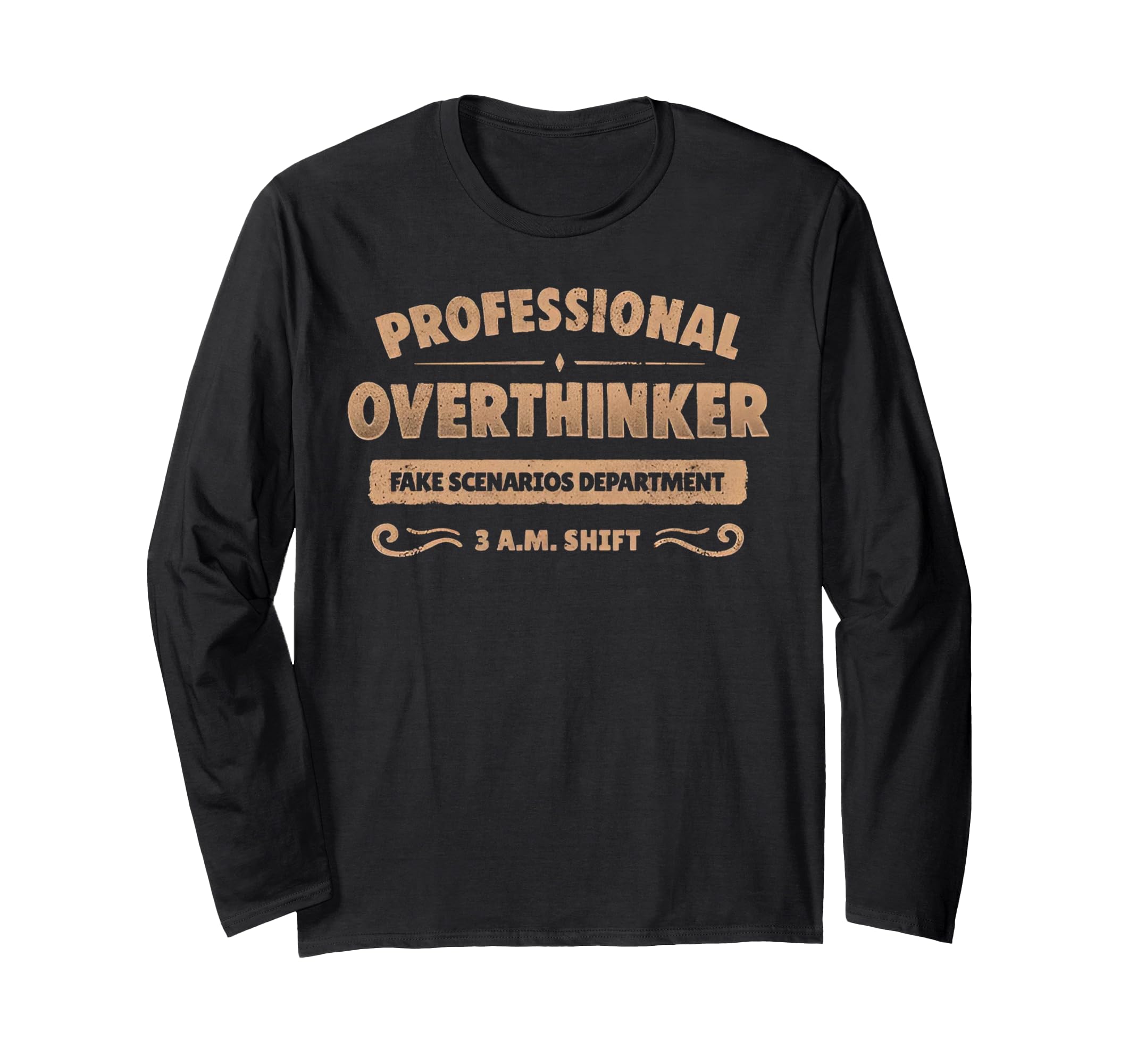 Professional Overthinker Fake Scenarios T-Shirt - Custom Art Print Unisex - T-Shirt, Sweatshirt, Hoodie