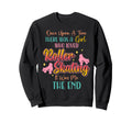 Roller Skating Skate 1970S Watercolor Sweatshirt - Minimalist Print Unisex - T-Shirt, Sweatshirt, Hoodie