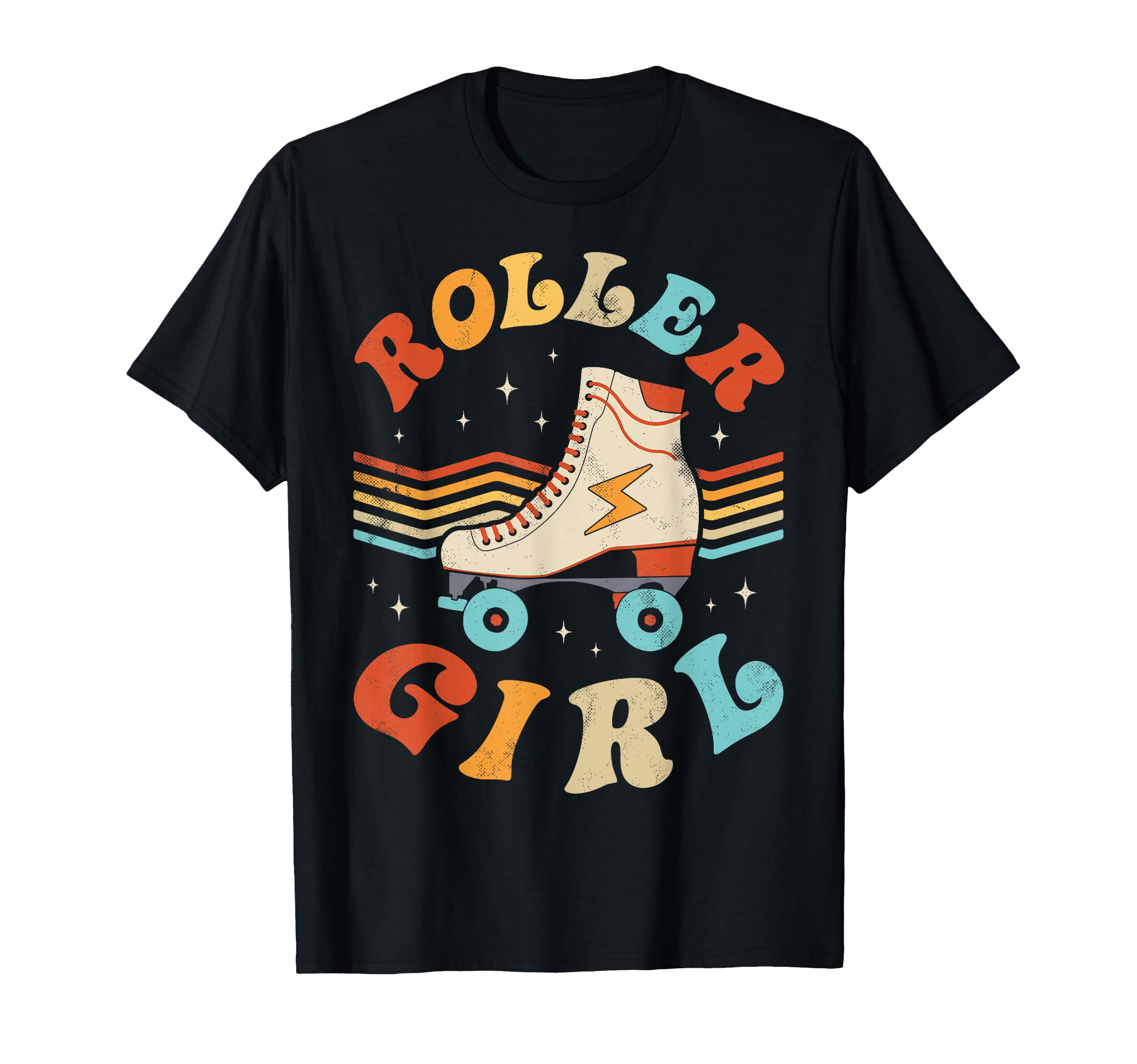 Roller Skater Skating 70S 80S Skates T-Shirt - Trendy Graphic Unisex - T-Shirt, Sweatshirt, Hoodie