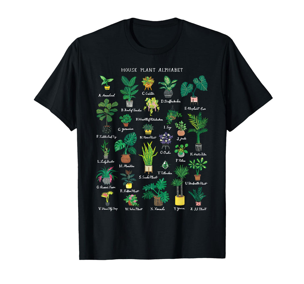 Plant Alphabet Gardener Gardening Plant T-Shirt - Graphic Print Men Women - T-Shirt, Sweatshirt, Hoodie