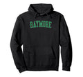 Raymore Mo Distressed Green Varsity Hoodie - Novelty Apparel Men Women - T-Shirt, Sweatshirt, Hoodie