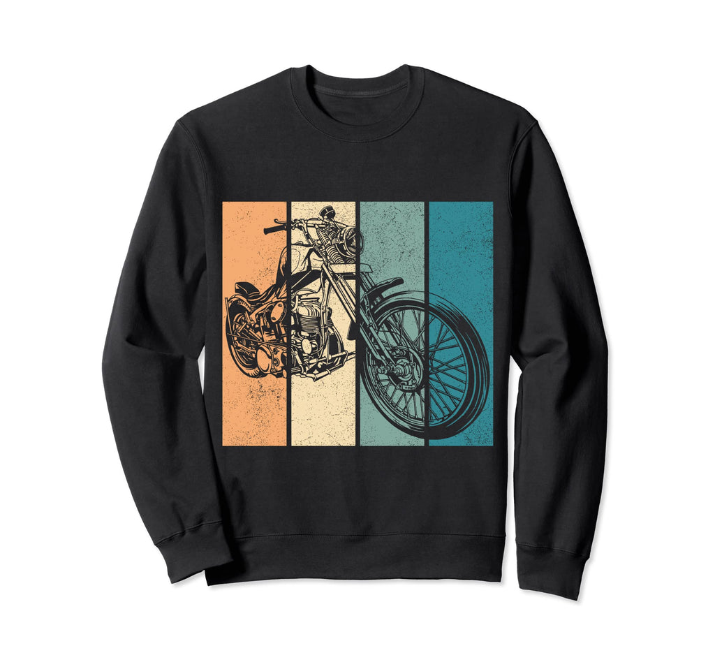 Motorcycle Chopper Bikers Sweatshirt - Custom Art Print Men Women - T-Shirt, Sweatshirt, Hoodie