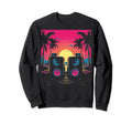 Vaporwave Stereo Speakers 80S Sweatshirt - Trendy Graphic for Adults - T-Shirt, Sweatshirt, Hoodie