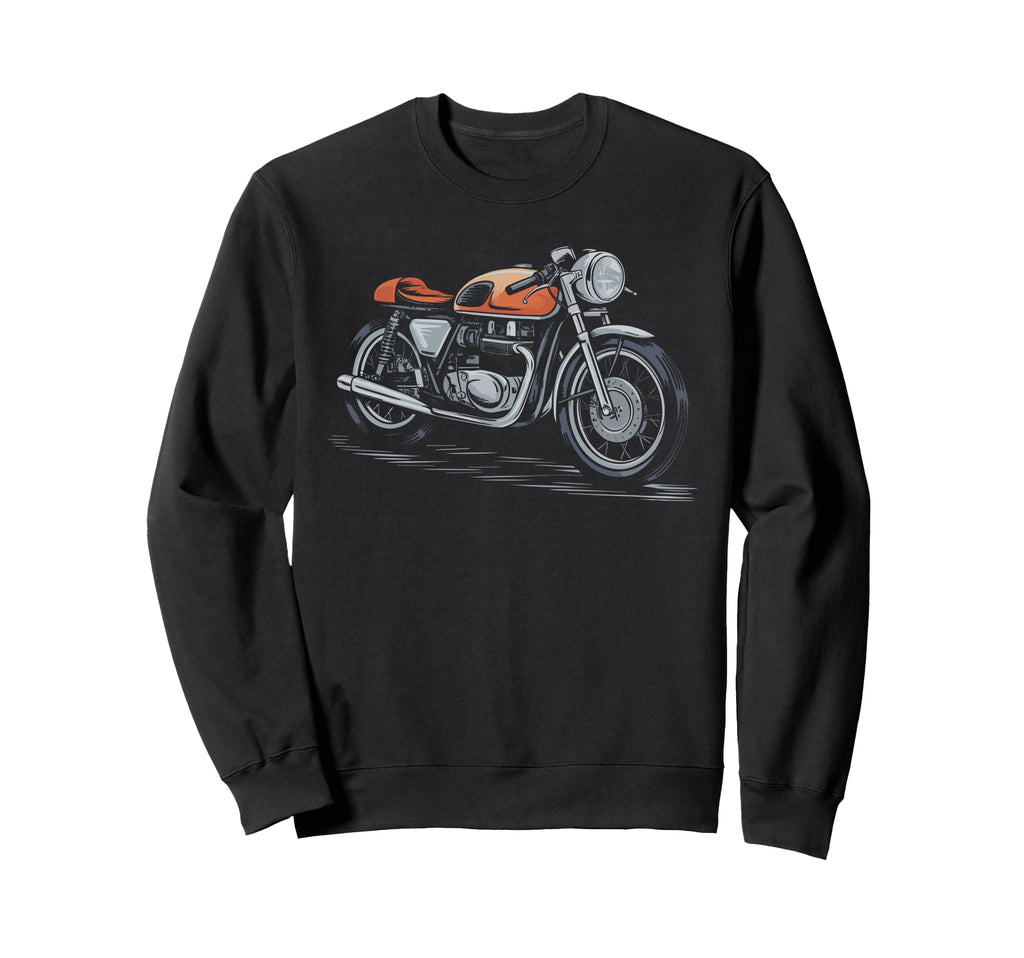Motorcycle Front View Sketch Sweatshirt - Graphic Print for Adults - T-Shirt, Sweatshirt, Hoodie
