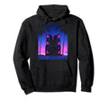 Vaporwave Stereo Speakers 80S Hoodie - Minimalist Print for Adults - T-Shirt, Sweatshirt, Hoodie