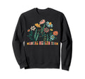 Groovy Wildflower Mental Health Tech Sweatshirt - Custom Art Print Unisex - T-Shirt, Sweatshirt, Hoodie