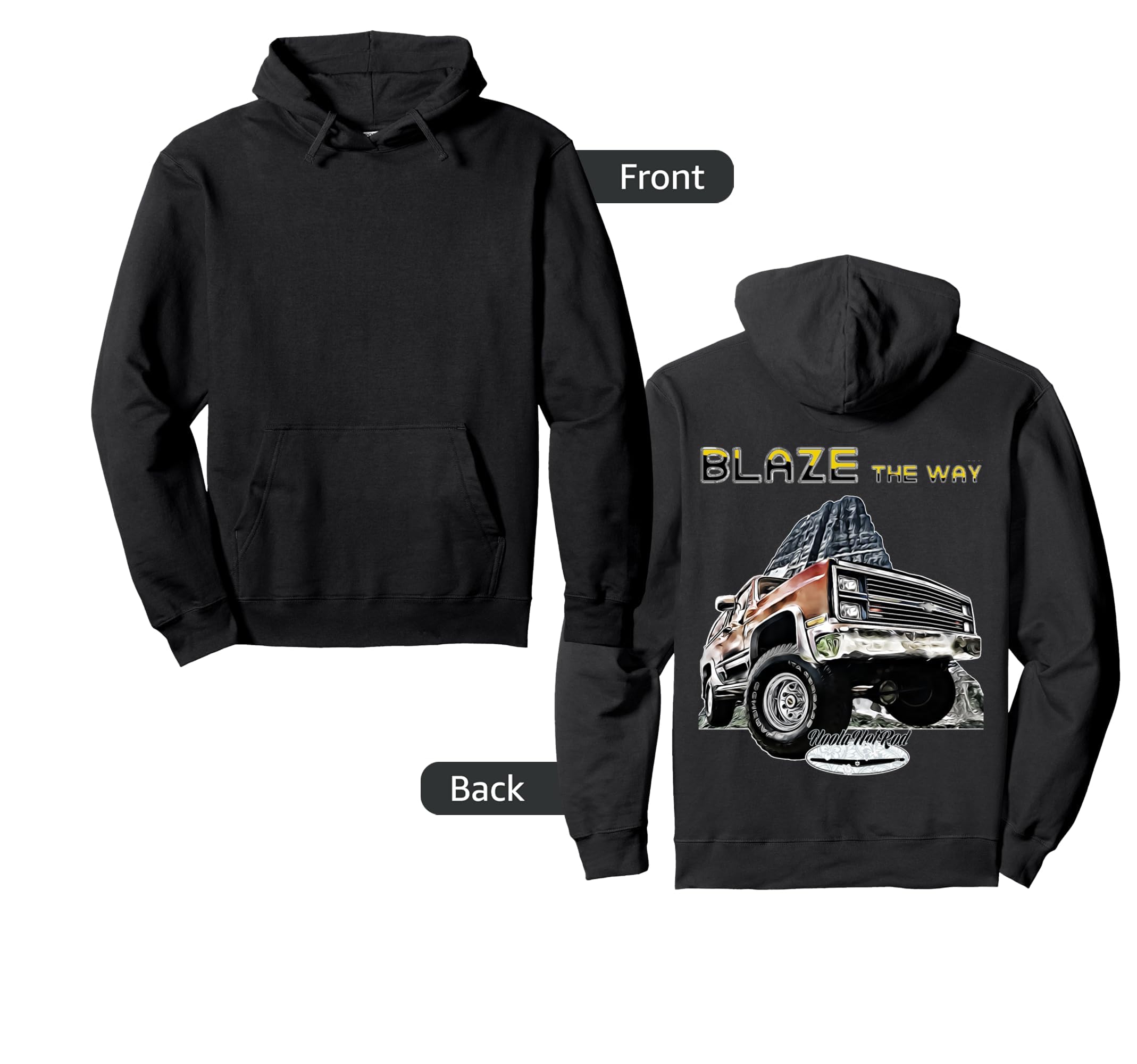 Lifted Jimmy Squarebody Truck Suburban Hoodie - Fun Novelty Design Unisex - T-Shirt, Sweatshirt, Hoodie