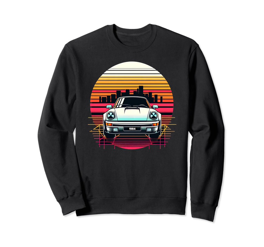 Synthwave Supercar Retrowave 80S Sports Sweatshirt - Graphic Print Unisex - T-Shirt, Sweatshirt, Hoodie