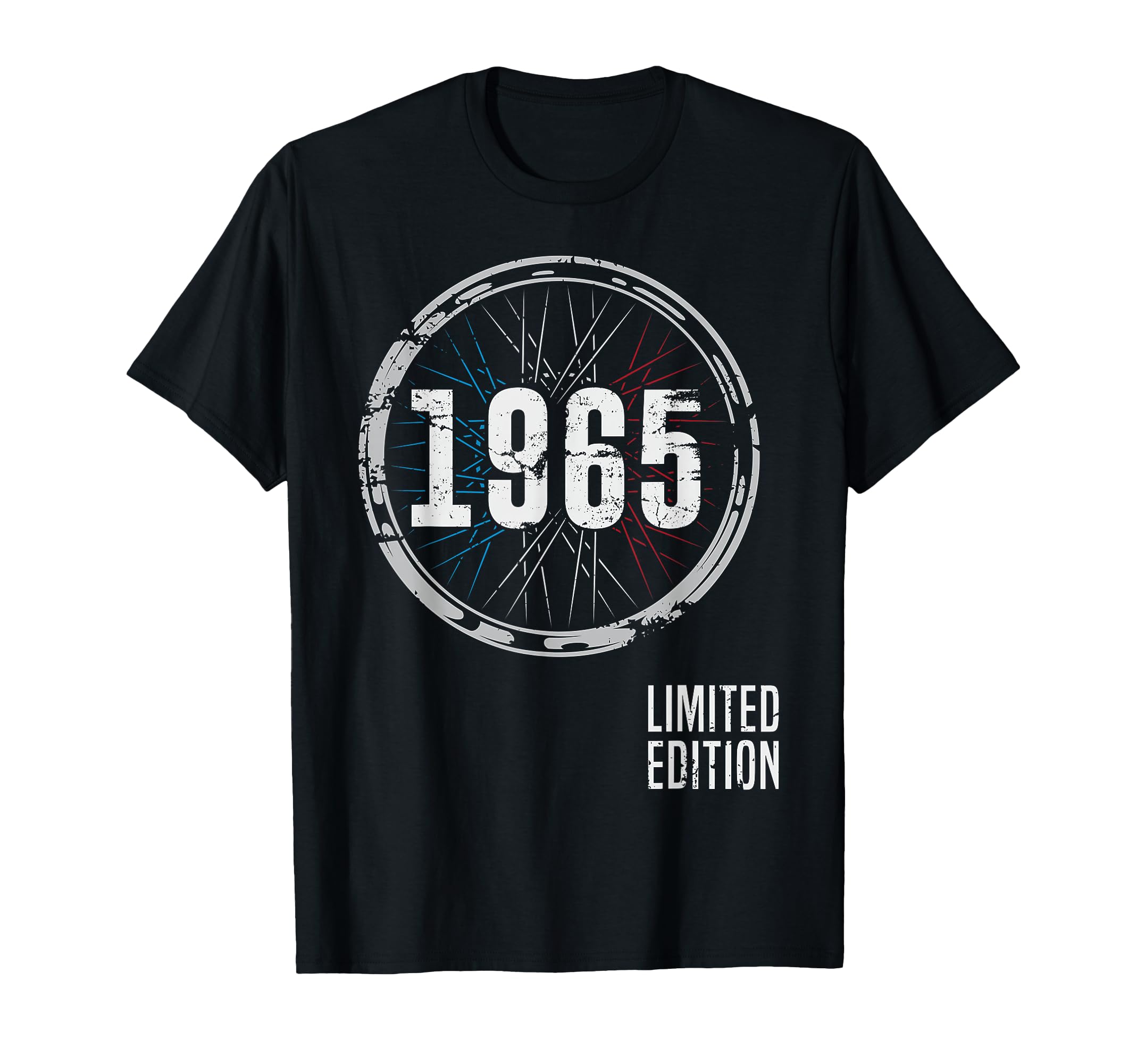 Born 1965 Motorcycle 61Th Birthday T-Shirt - Unique Graphic Unisex - T-Shirt, Sweatshirt, Hoodie