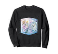 Floral Clock Nature Artwork Sweatshirt - Minimalist Print Unisex - T-Shirt, Sweatshirt, Hoodie