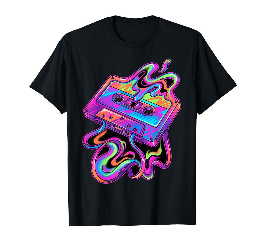 Melting Cassette Tape 80S 90S T-Shirt - Streetwear Style Men Women - T-Shirt, Sweatshirt, Hoodie