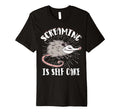 Opossum Therapeutic Screaming Stress Relief Hoodie - Unique Graphic Unisex - T-Shirt, Sweatshirt, Hoodie