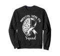 Mental Health Squad Brain Green Sweatshirt - Trendy Graphic for Adults - T-Shirt, Sweatshirt, Hoodie