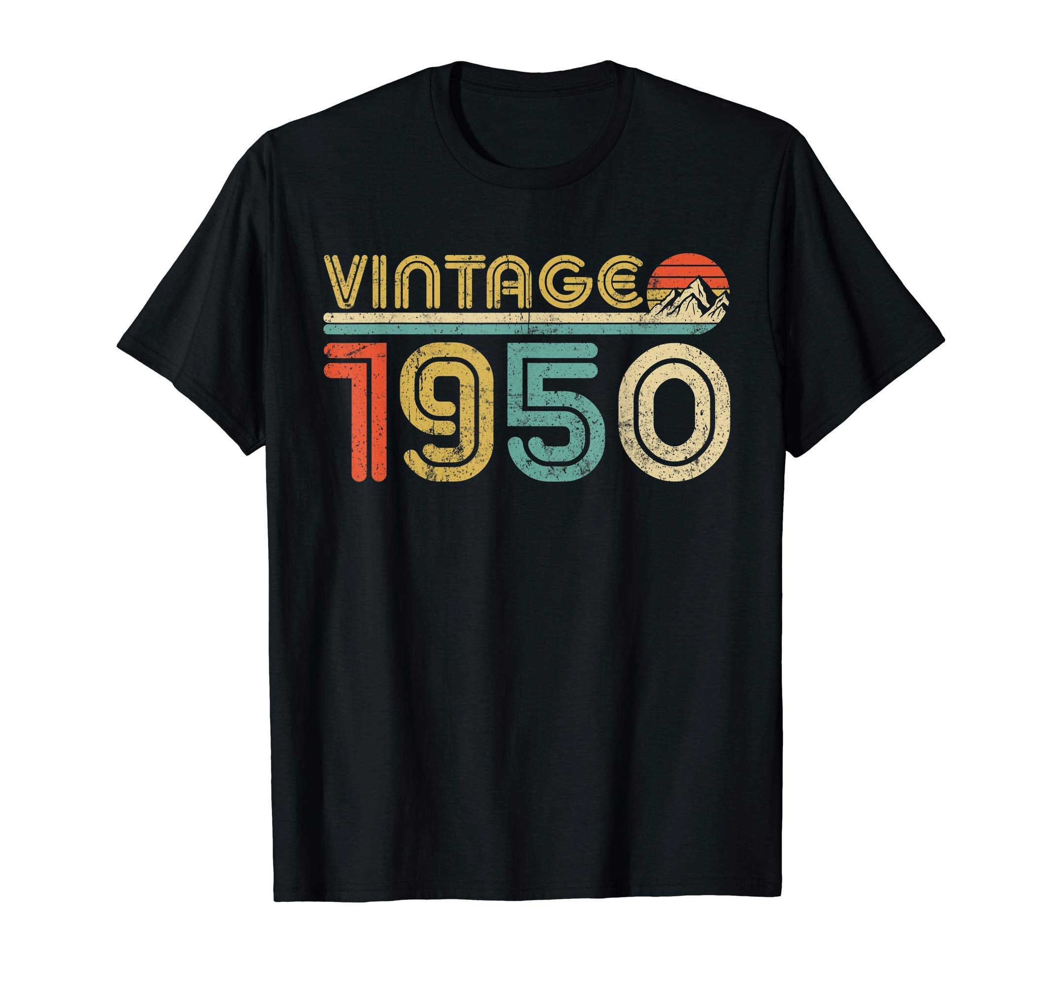 1950 Bday Sunset 71 Years Old 71St T-Shirt - Novelty Apparel for Adults - T-Shirt, Sweatshirt, Hoodie