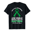 Not All Wounds Visible Mental Health T-Shirt - Casual Everyday Wear Unisex - T-Shirt, Sweatshirt, Hoodie