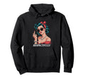 Pin Up Respectfully Hoodie - Minimalist Print Unisex - T-Shirt, Sweatshirt, Hoodie