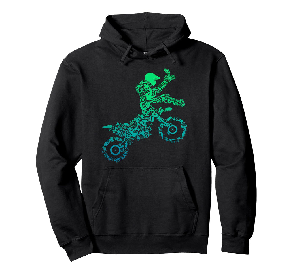 Motocross Enduro Bike Dirt Biker Off Hoodie - Trendy Graphic for Adults - T-Shirt, Sweatshirt, Hoodie