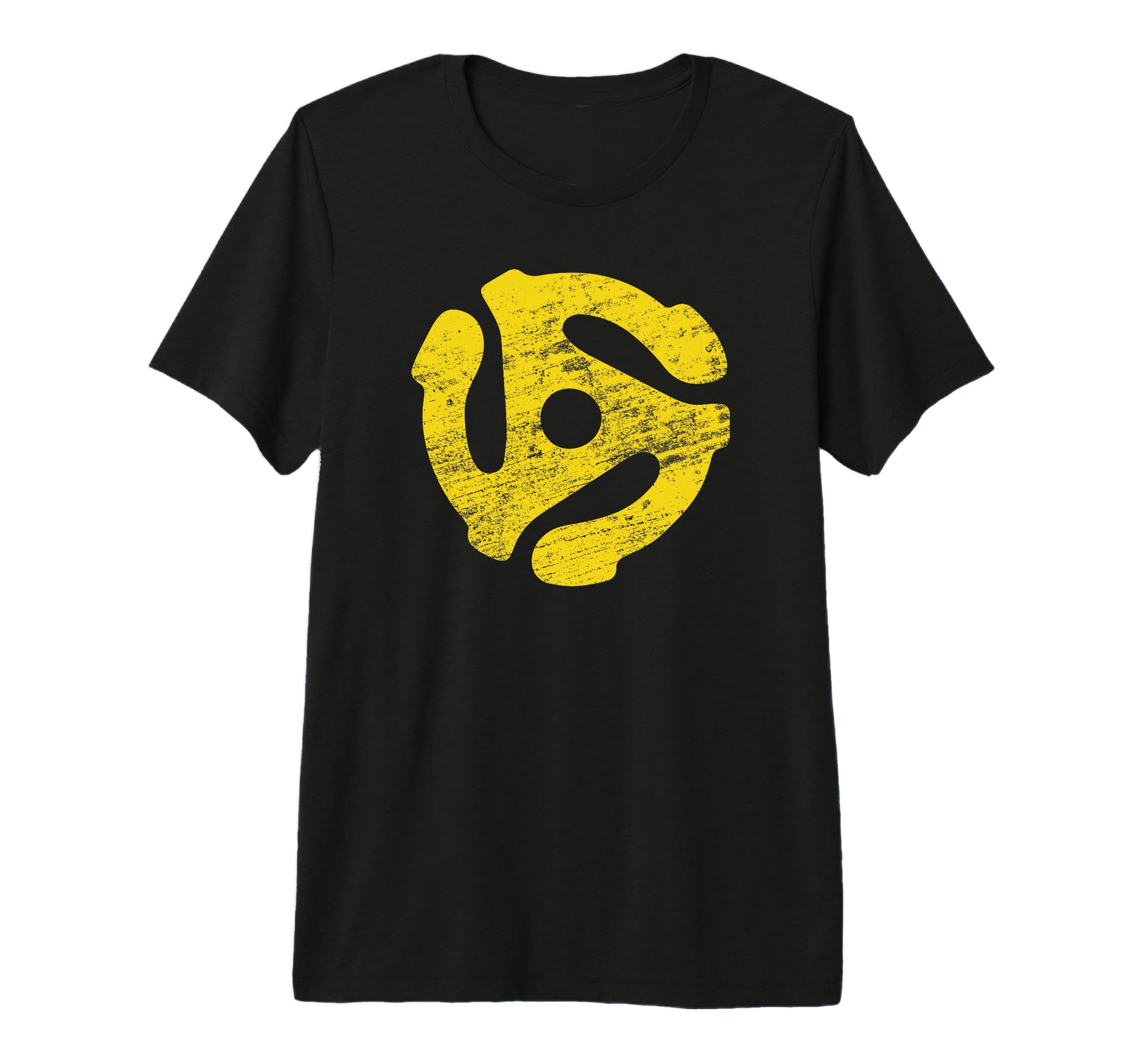Vinyl Record 45 Rpm Spindle Adapter T-Shirt - Custom Art Print Men Women - T-Shirt, Sweatshirt, Hoodie