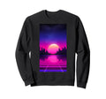 Retrowave Vaporwave Synthwave 80S Sweatshirt - Aesthetic Graphic Men Women - T-Shirt, Sweatshirt, Hoodie