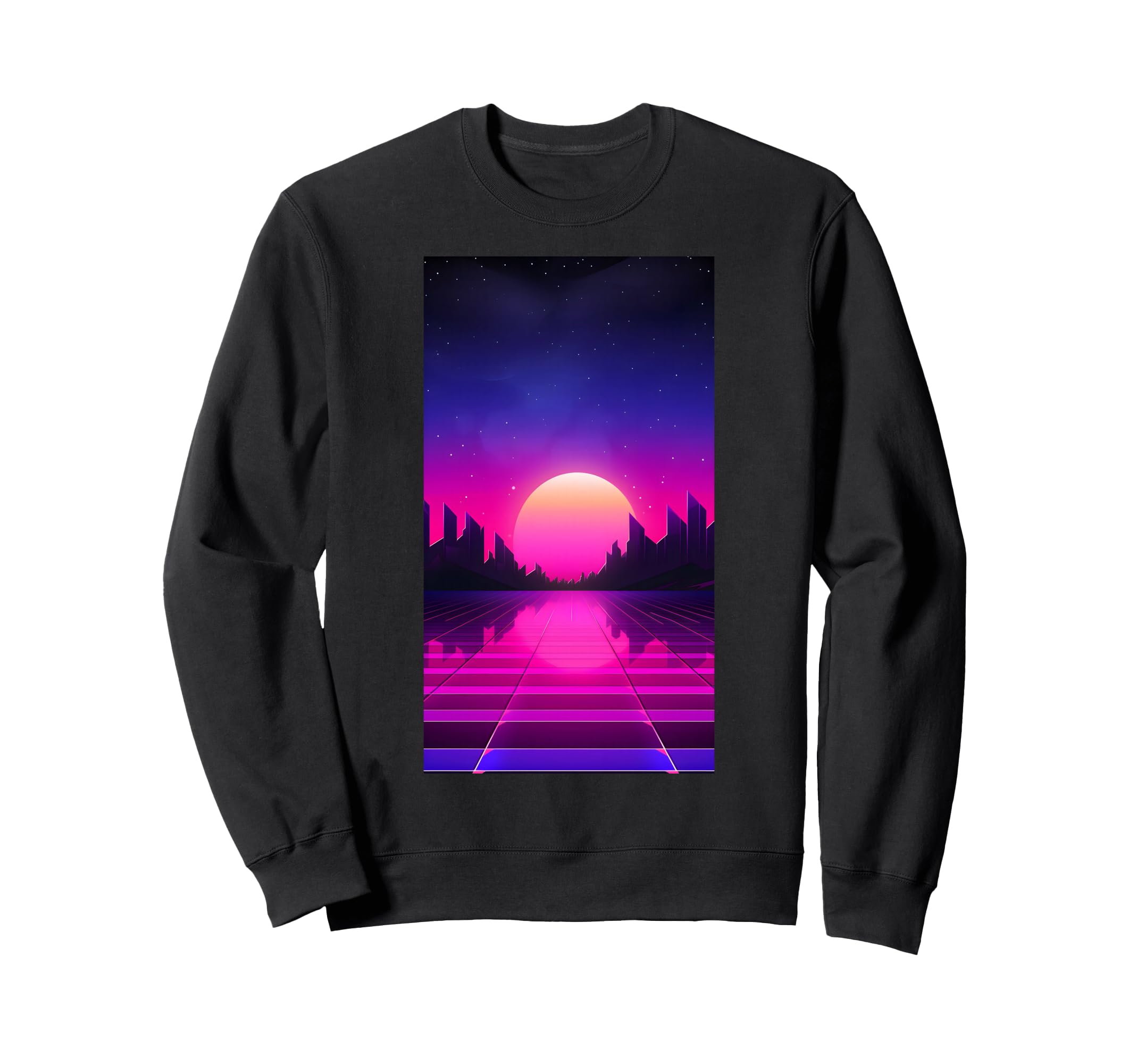 Retrowave Vaporwave Synthwave 80S Sweatshirt - Aesthetic Graphic Men Women - T-Shirt, Sweatshirt, Hoodie