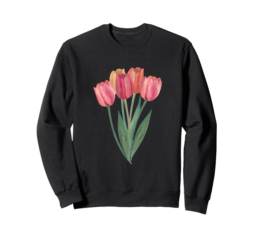 Tulip Flower Gift Tulips Sweatshirt - Casual Everyday Wear for Adults - T-Shirt, Sweatshirt, Hoodie