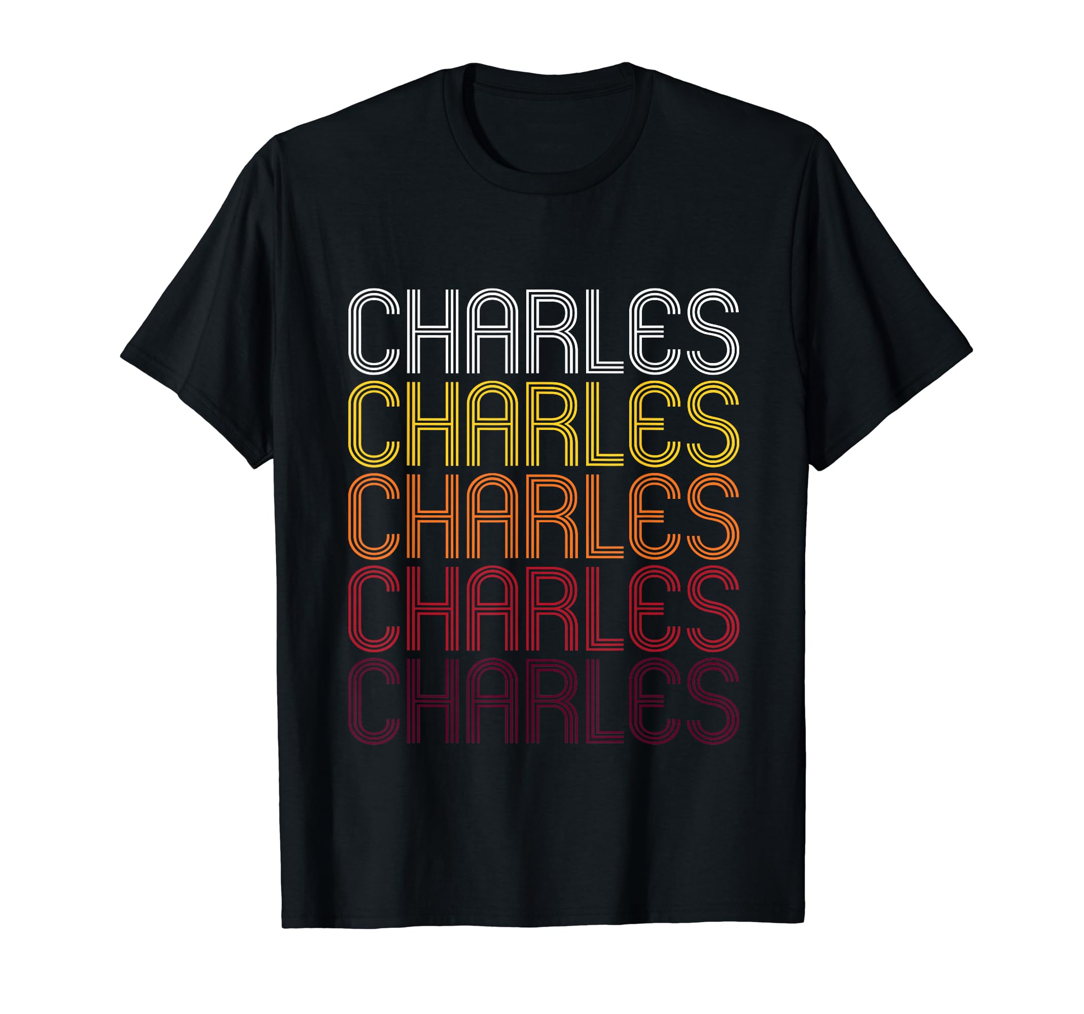 Charles Wordmark Pattern T-Shirt - Unique Graphic Men Women - T-Shirt, Sweatshirt, Hoodie