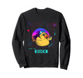 What Duck Rubber Duck Ducks 80S Sweatshirt - Trendy Graphic Unisex - T-Shirt, Sweatshirt, Hoodie