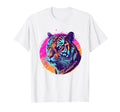 Tiger 80S Synthwave Africa Tiger T-Shirt - Trendy Graphic Unisex - T-Shirt, Sweatshirt, Hoodie