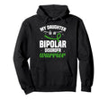 Bipolar Disorder Warrior Anxiety Hoodie - Minimalist Print Men Women - T-Shirt, Sweatshirt, Hoodie