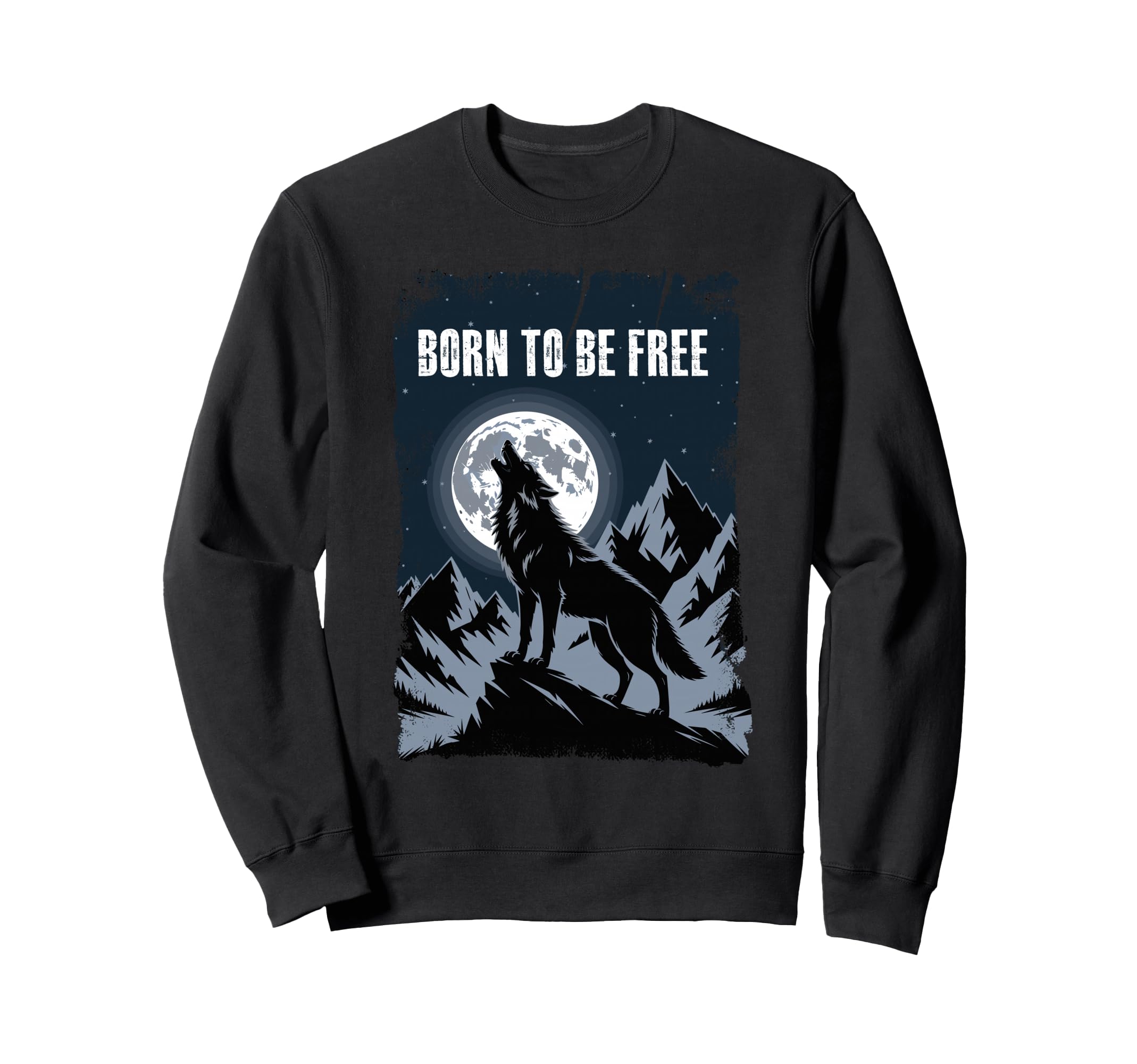 Born To Be Free Freedom Typography Sweatshirt - Aesthetic Graphic Unisex - T-Shirt, Sweatshirt, Hoodie