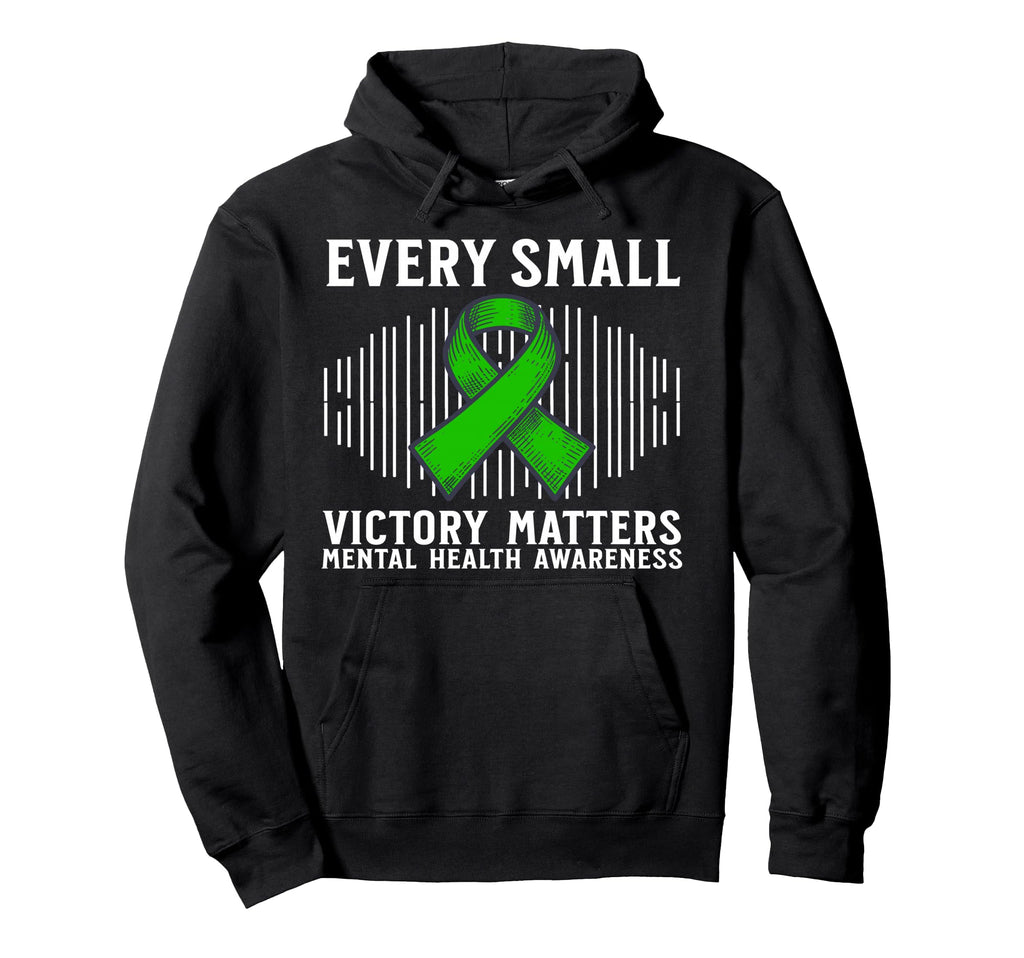 Support Mental Health Awareness Warrior Hoodie - Fun Novelty Design Unisex - T-Shirt, Sweatshirt, Hoodie