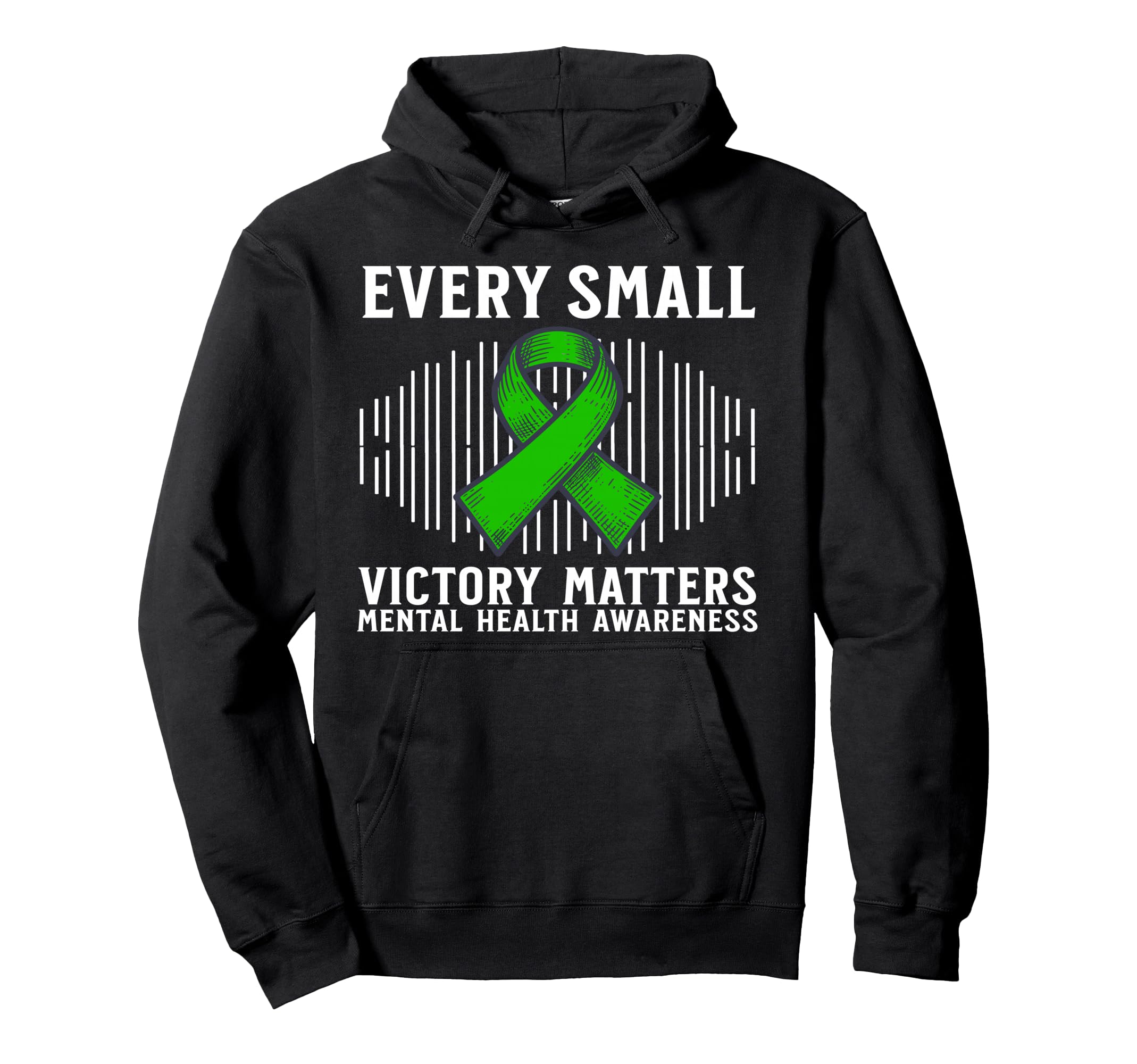 Support Mental Health Awareness Warrior Hoodie - Fun Novelty Design Unisex - T-Shirt, Sweatshirt, Hoodie