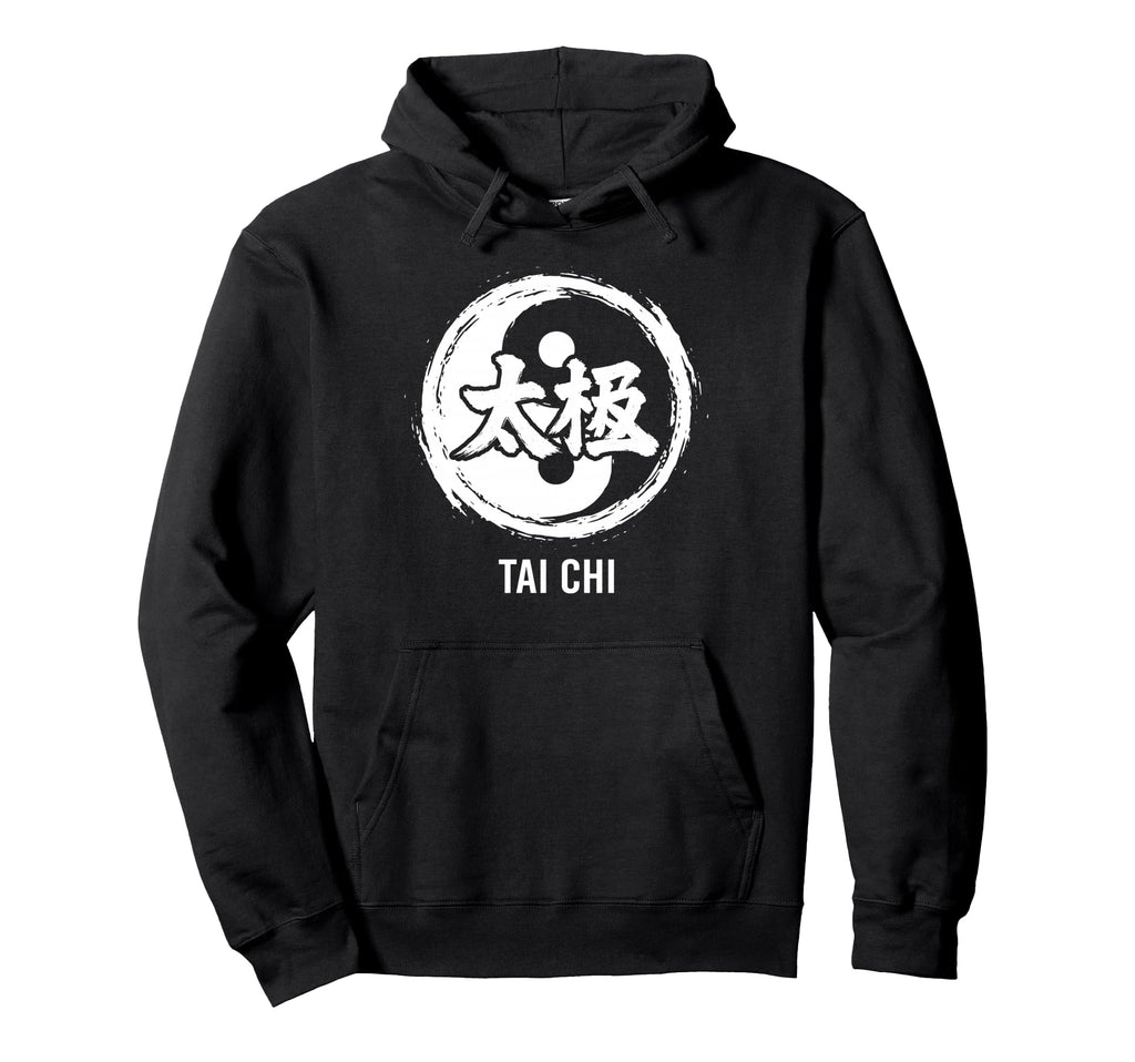 Yin Yang Martial Arts Meditation Hoodie - Casual Everyday Wear Men Women - T-Shirt, Sweatshirt, Hoodie