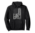 Biker Motorcycle Usa Flag Motocross Hoodie - Graphic Print Men Women - T-Shirt, Sweatshirt, Hoodie