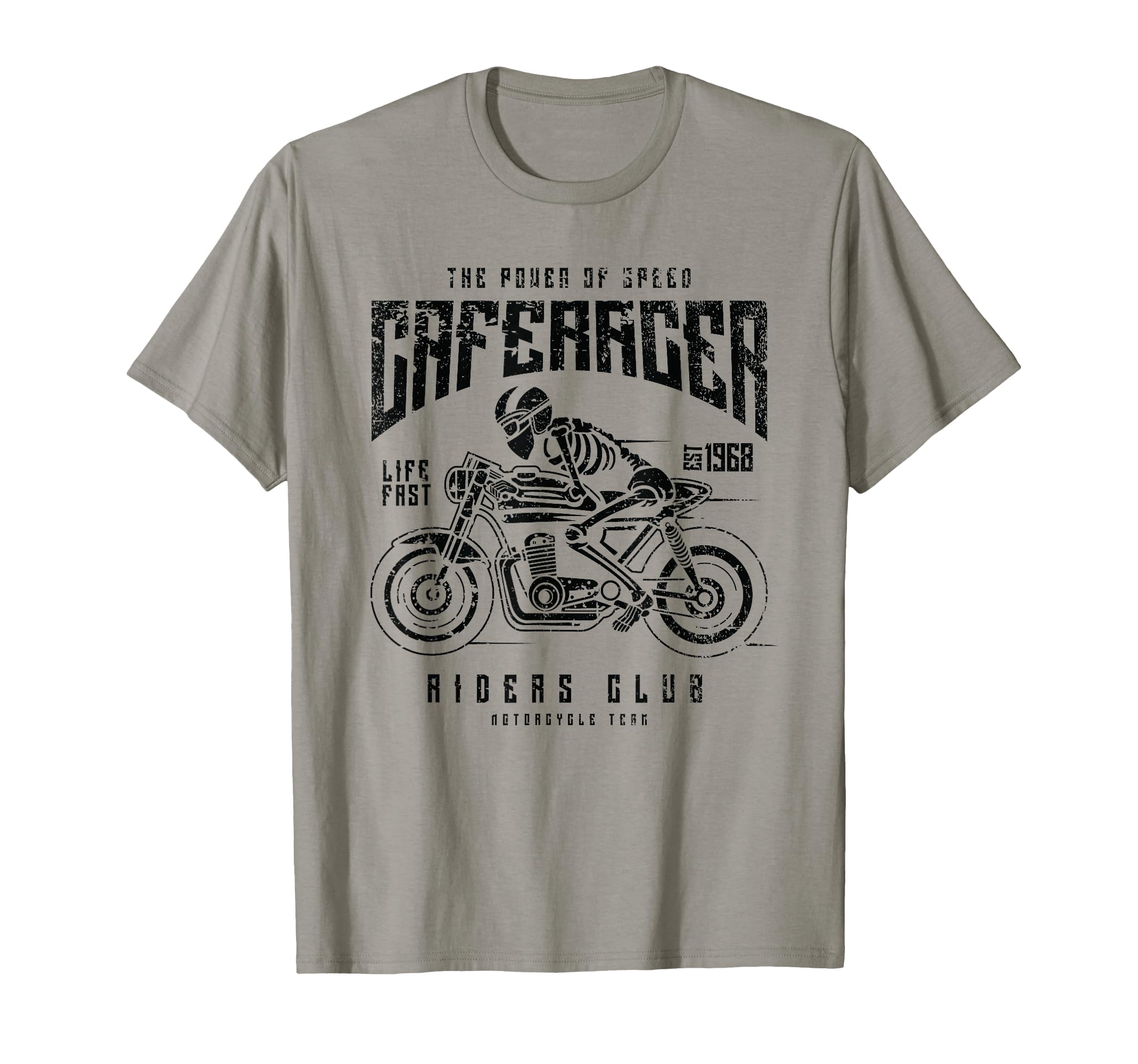 Cafe Racer Motorcycle Race T-Shirt - Trendy Graphic Men Women - T-Shirt, Sweatshirt, Hoodie