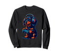 Dachshund Gamer Gaming Dog Lover Sweatshirt - Unique Graphic Unisex - T-Shirt, Sweatshirt, Hoodie
