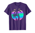Summer 80S Palm Trees Beach Tropical T-Shirt - Trendy Graphic for Adults - T-Shirt, Sweatshirt, Hoodie