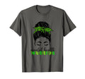 Mental Health Warrior Messy Bun Mental T-Shirt - Graphic Print Men Women - T-Shirt, Sweatshirt, Hoodie
