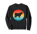 Cow Silhouette Sunset 70S 80S Sweatshirt - Novelty Apparel Unisex - T-Shirt, Sweatshirt, Hoodie