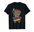 Working Class Skull Blue Collar T-Shirt - Novelty Apparel for Adults - T-Shirt, Sweatshirt, Hoodie