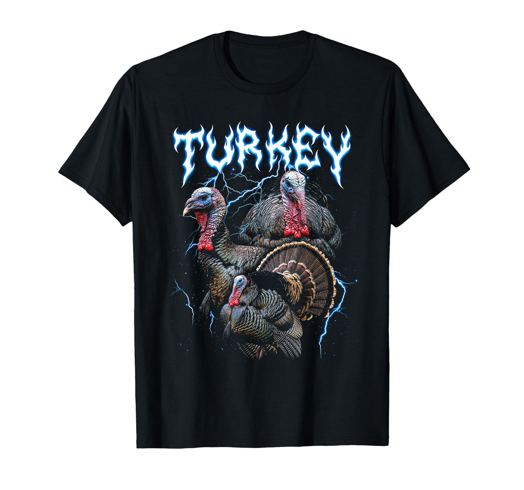 Turkey 90S Heavy Metal Turkey Farm T-Shirt - Streetwear Style Men Women - T-Shirt, Sweatshirt, Hoodie