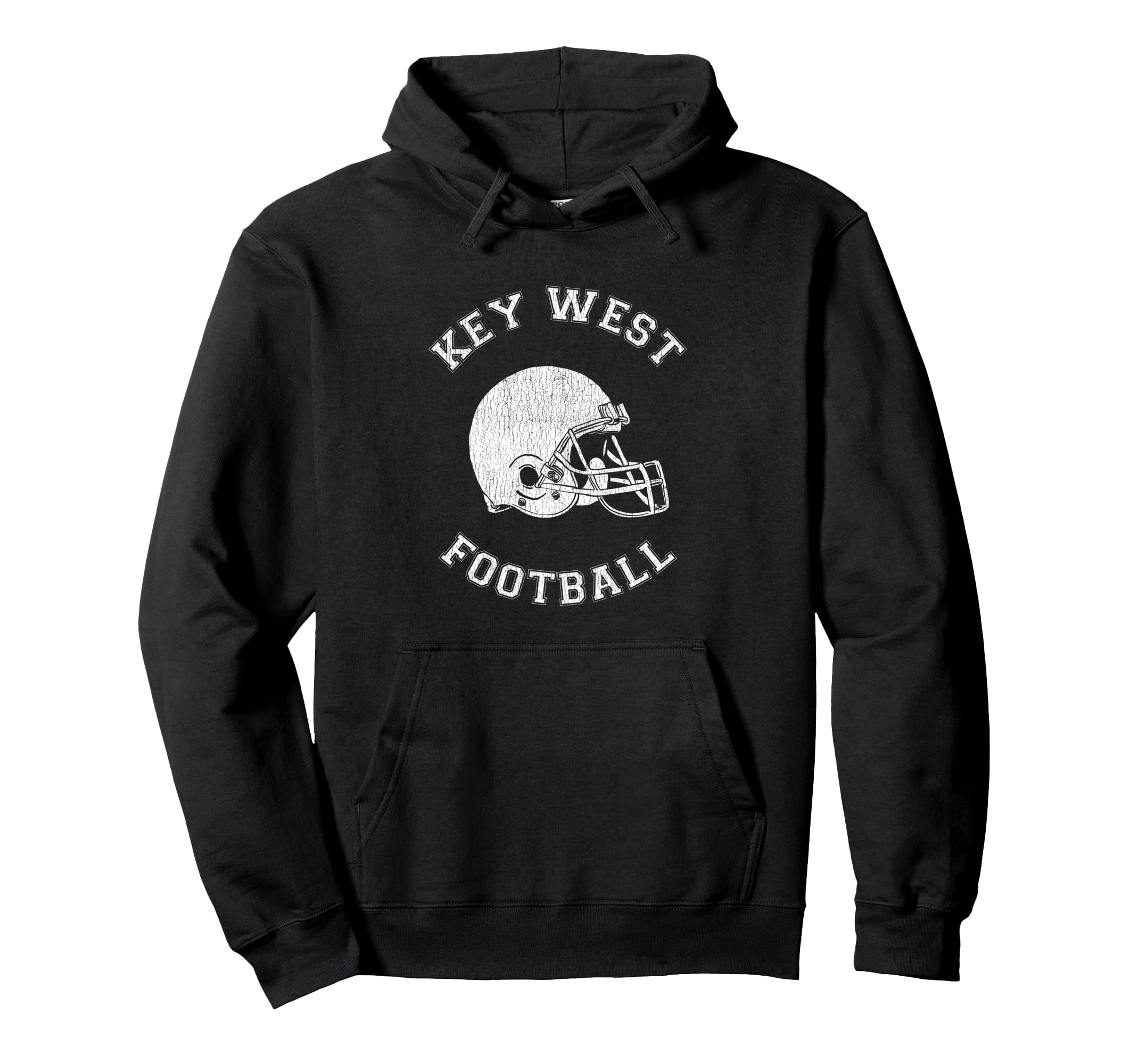 Key West Football Distressed 1980S P Hoodie - Aesthetic Graphic for Adults - T-Shirt, Sweatshirt, Hoodie