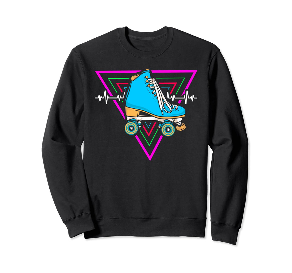 Roller Skate Roller Skates Heartbeat Sweatshirt - Graphic Print Unisex - T-Shirt, Sweatshirt, Hoodie