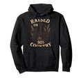 Raised 90S Country Western Music Hoodie - Graphic Print for Adults - T-Shirt, Sweatshirt, Hoodie