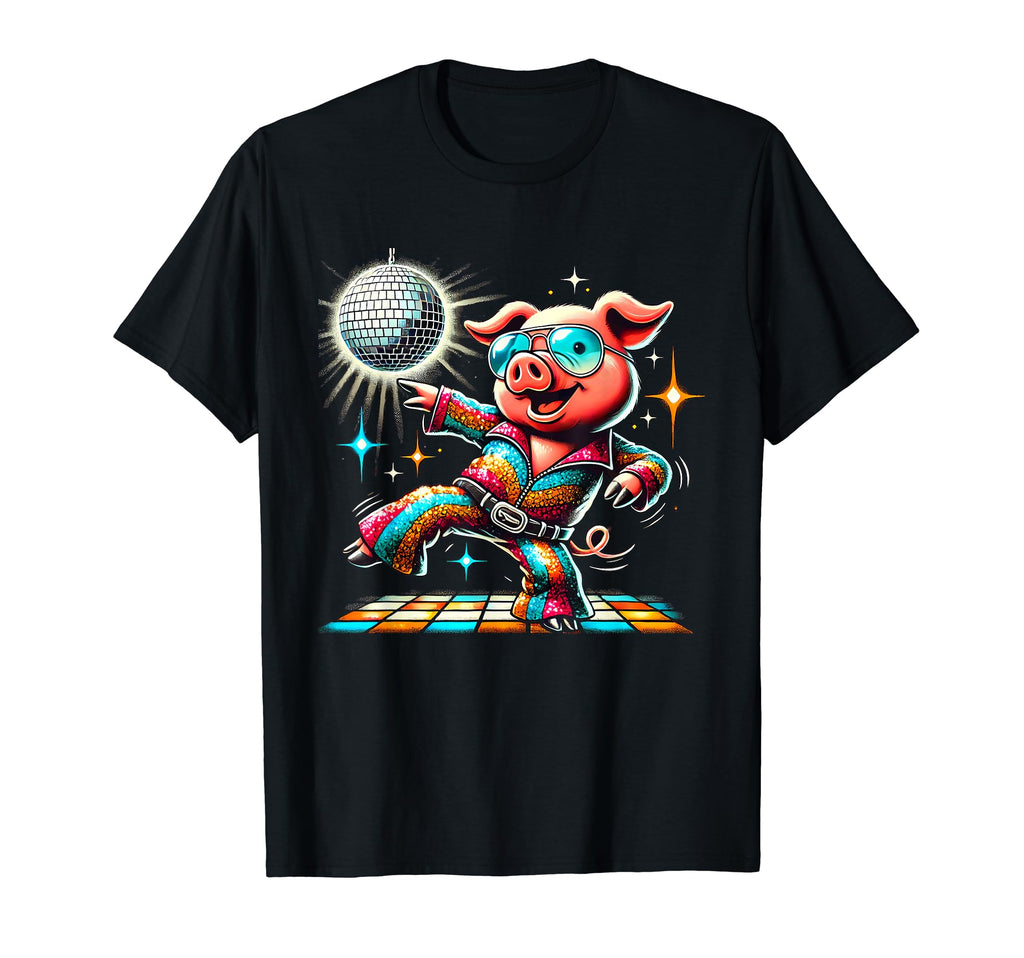 Aesthetic Pig Disco T-Shirt - Aesthetic Graphic for Adults - T-Shirt, Sweatshirt, Hoodie