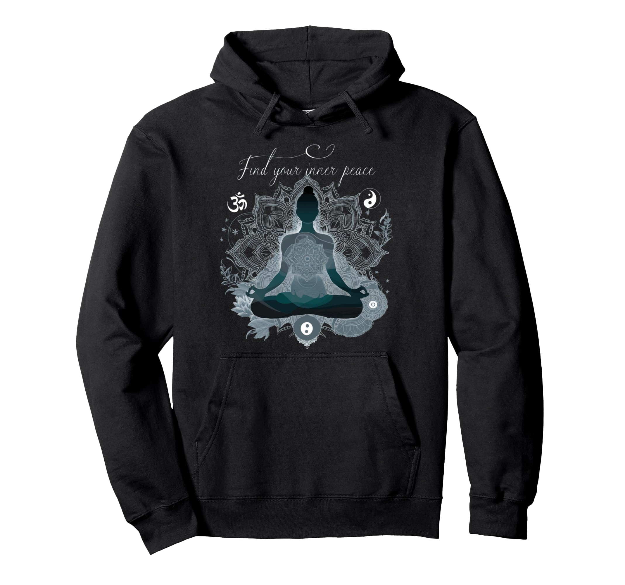 Meditation Mindfulness Spiritual Hoodie - Graphic Print Unisex - T-Shirt, Sweatshirt, Hoodie