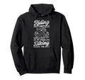 Motorcycle Biker Riding Motorcycle Solves Hoodie - Graphic Print Men Women - T-Shirt, Sweatshirt, Hoodie